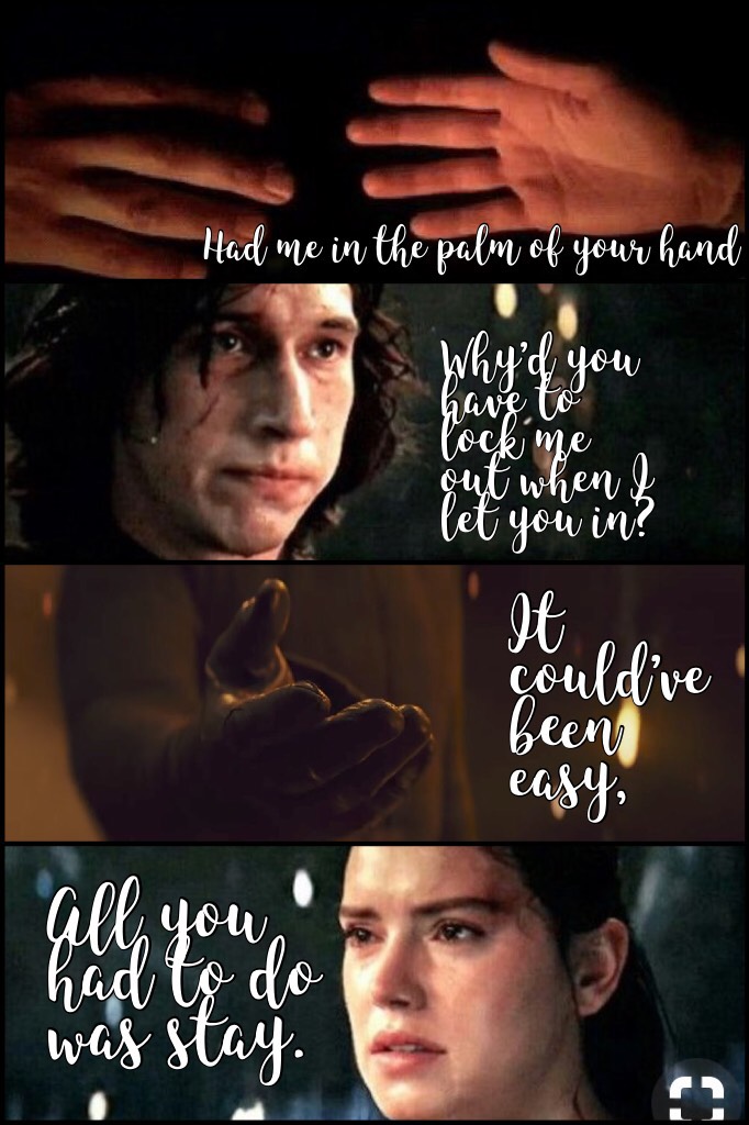 Stay by TSwift // Reylo😍