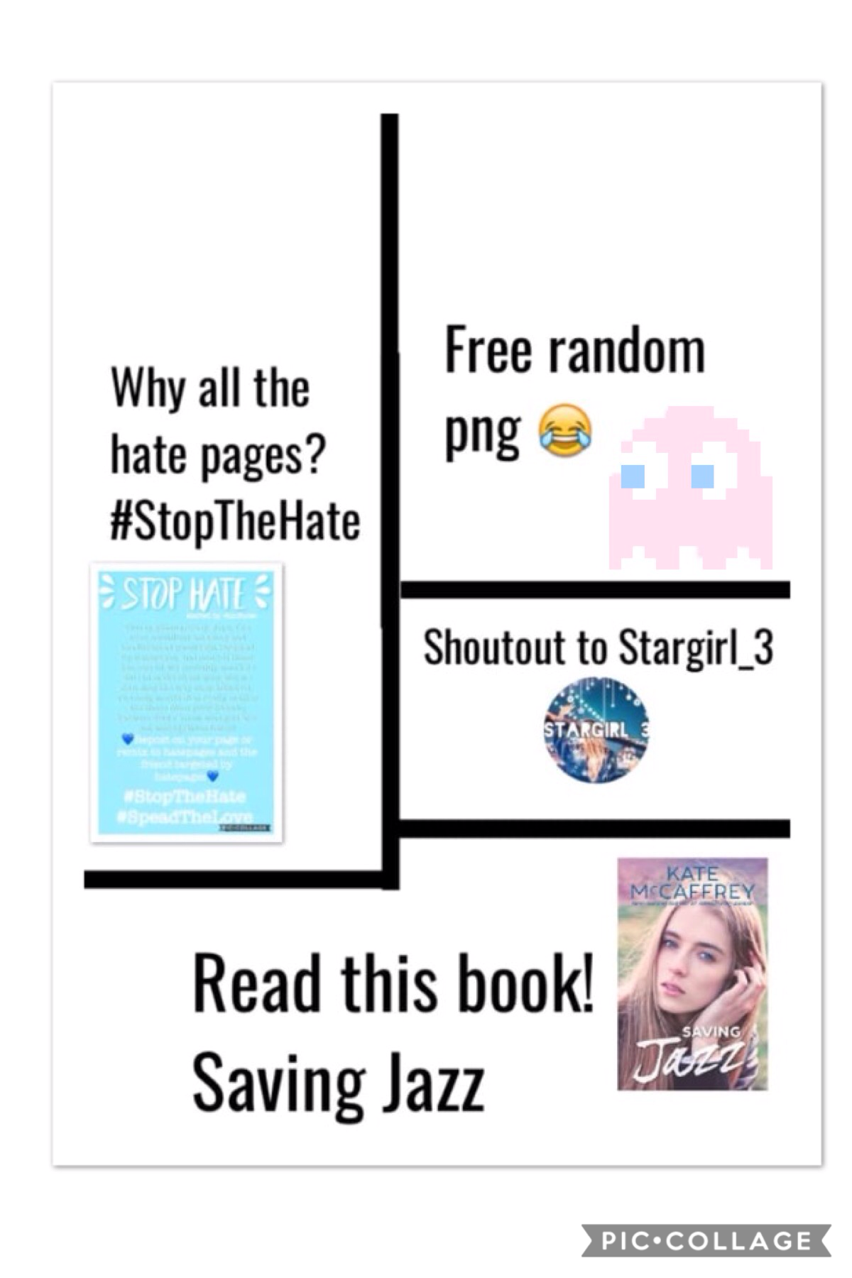 New theme I guess... TAP
go follow @Stargirl_3
AND READ SAVING JAZZ!!!
#Stopthehate