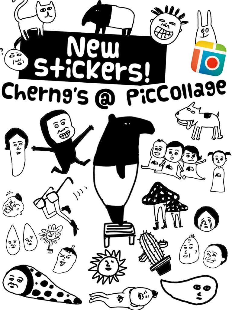 New stickers: Cherng's !!! Respond if you like. :)
