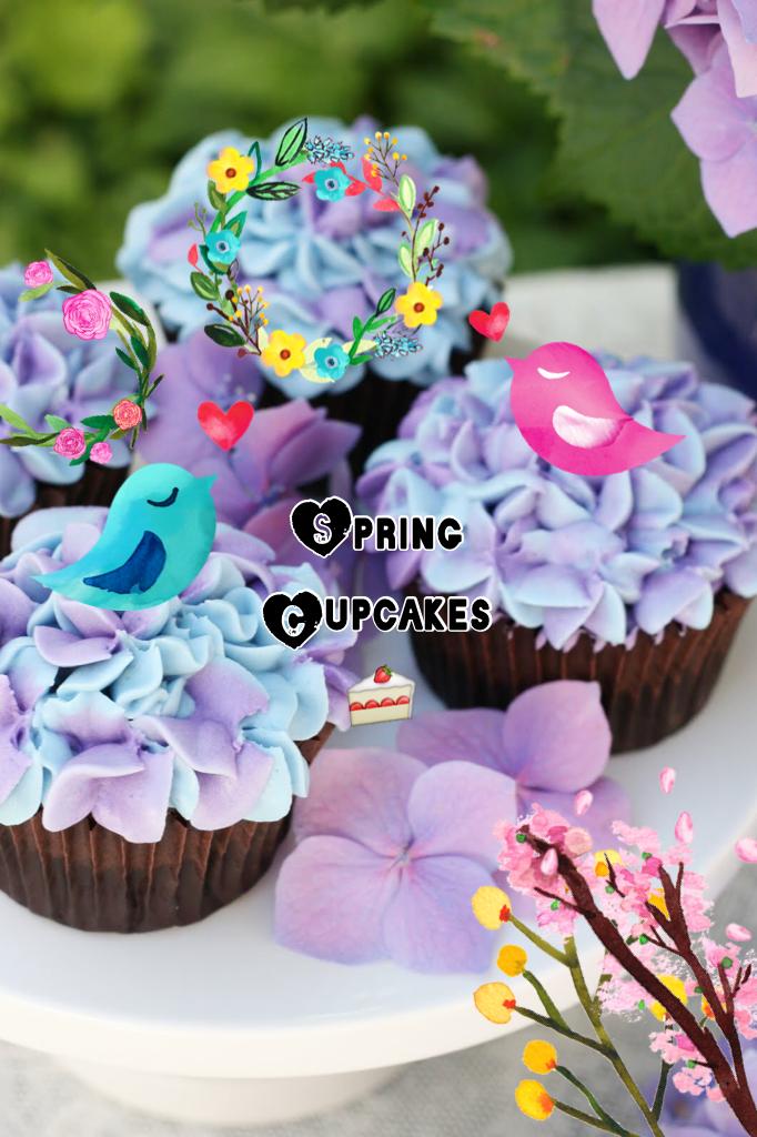 Spring 
Cupcakes 
🍰