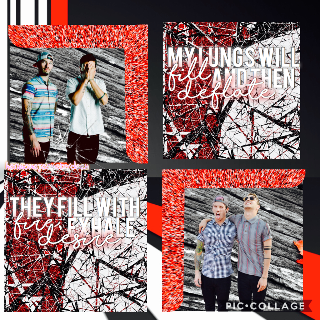 fangirl is typing...
MY FIRST TØP EDIT!! I got into them last night when I got Blurryface...now obsessed!!! Listening to them right now too!!! This edit isn't the best though. Collab coming soon!!!