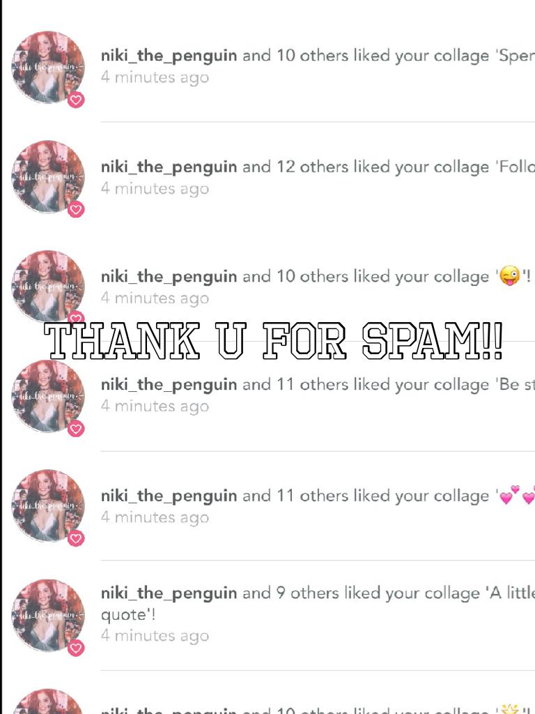 Thank u for spam!!
