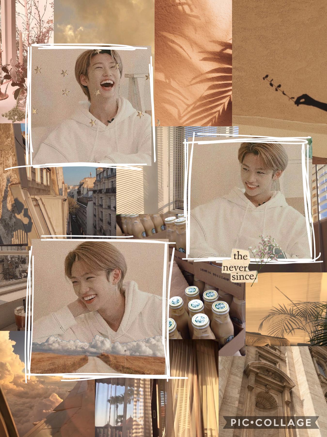welcome to felix's cafe, open up 🍵 

이용복 // lee felix // lee yongbok @(・●・)@

i'm back, everybody :D i haven't posted in so long, it's crazy. this is my first felix collage i've done, and i'm pretty proud of it! 

how are you guys? stay safe, everyone, it