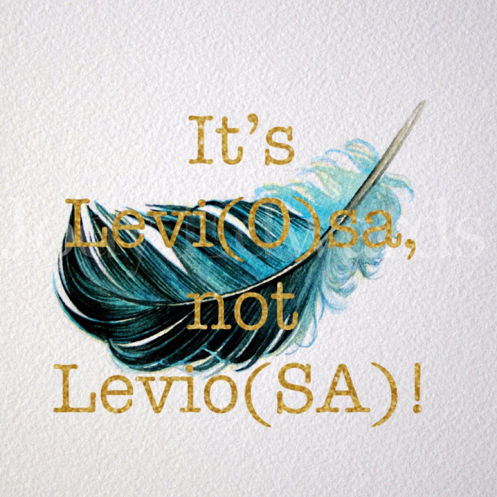 It’s Levi(O)sa, not Levio(SA)!