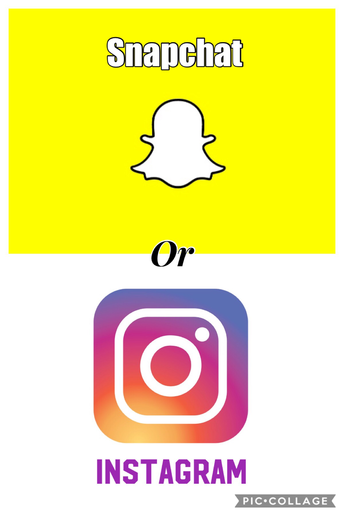 Snapchat or Instagram?????