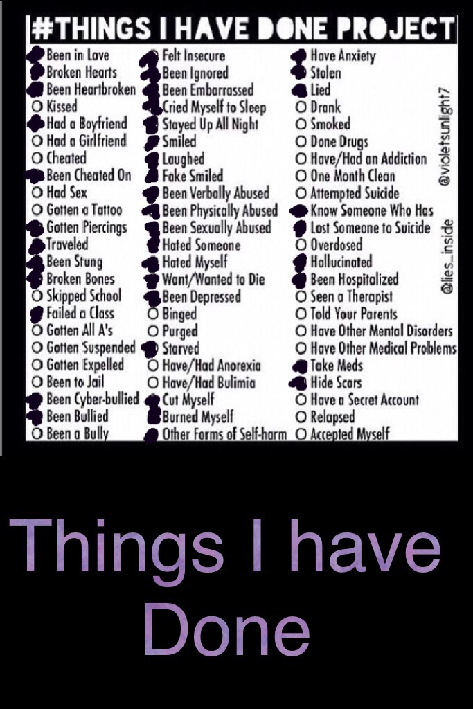 Things I have Done