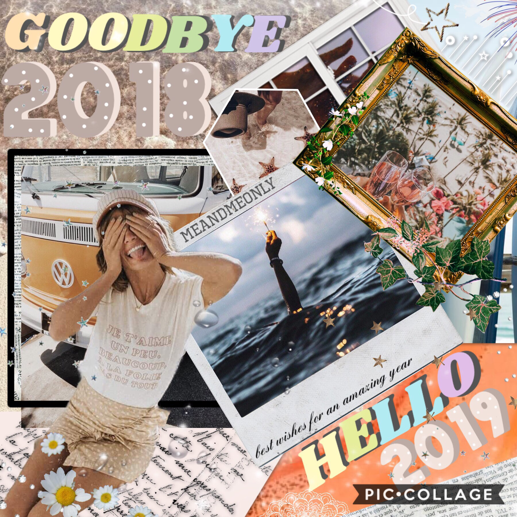happy new year🥳hello 2019!! I hope 2019 brings all of us amazing memories💫contest results will be our soon💞 commet below your resolutions💘thanks for a brilliant year!! bye 2018 👋 