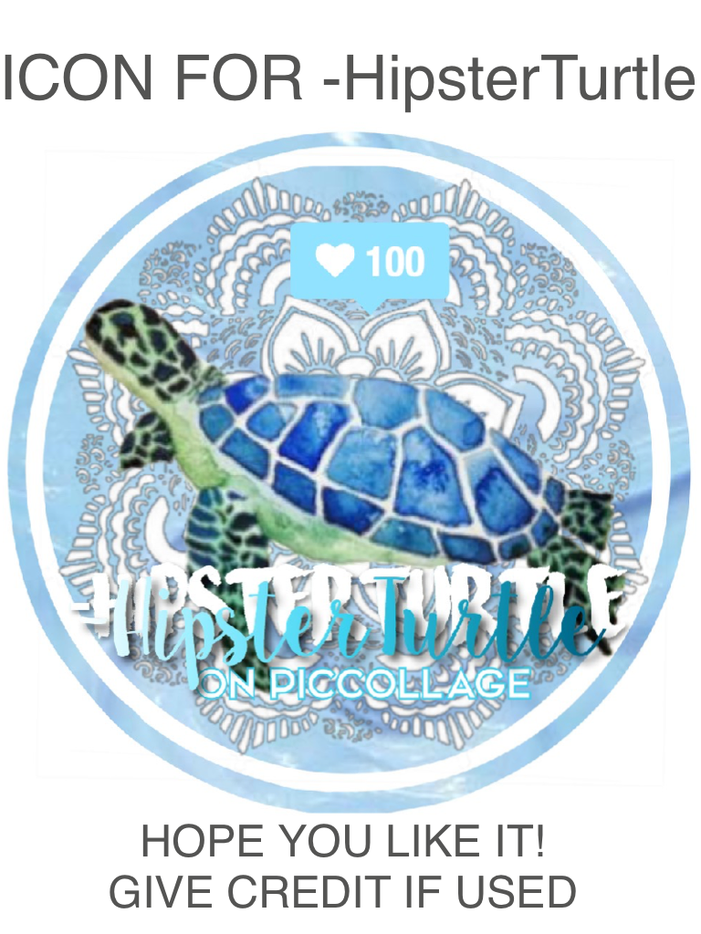 ICON FOR -HipsterTurtle hope you like it!!💙💙💙