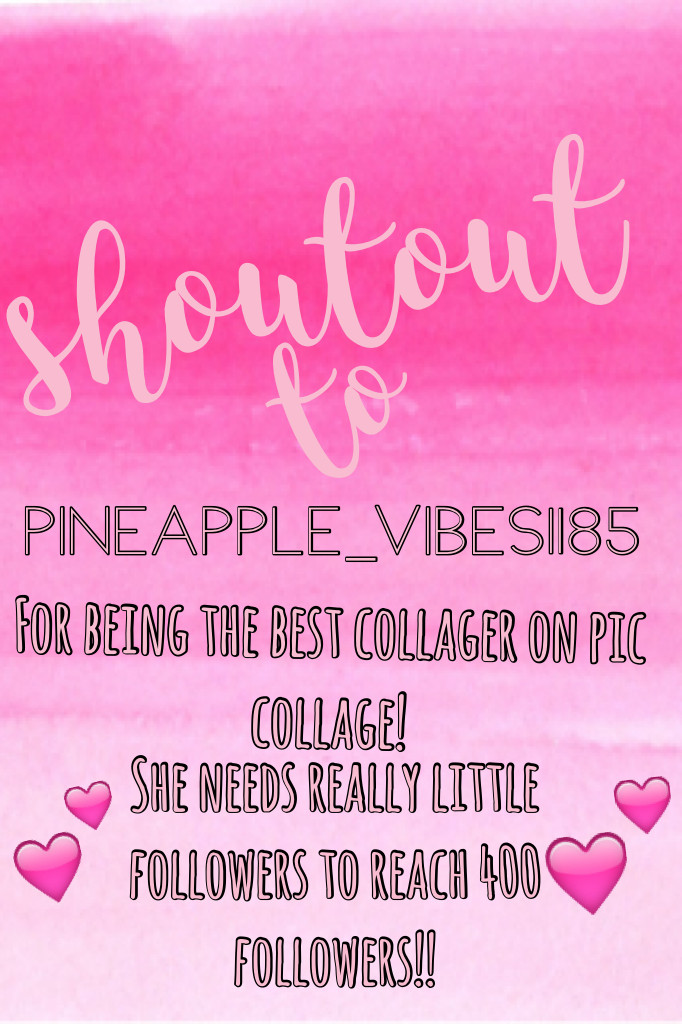 💕click💕
Shoutout to my fav pineapple_vibes1185! Pls get her to 400 followers :) 
