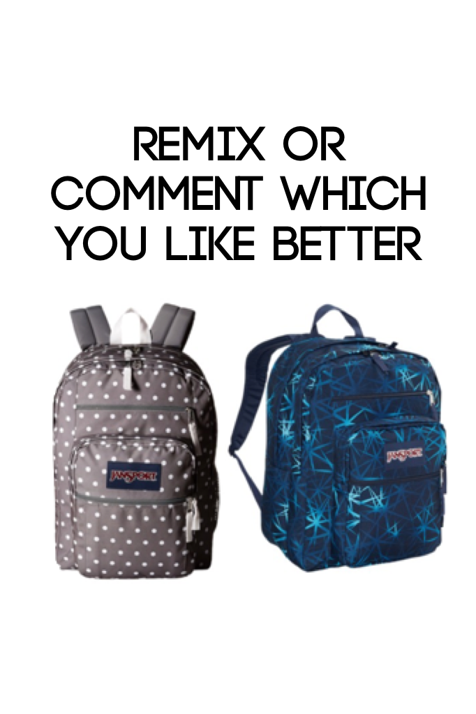 Remix or comment which you like better
