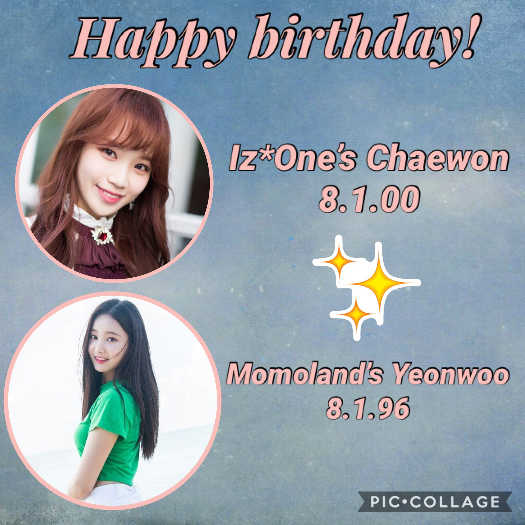 •🎉🎈•
Happy birthday girls!!❤️❤️ I love Chaewon’s beautiful vocals and Yeonwoo’s charisma😊
🎉🎉🎉
Other birthdays today:
•Tiffany Young
🍃🌴🍃🌴🍃🌴🍃🌴🍃