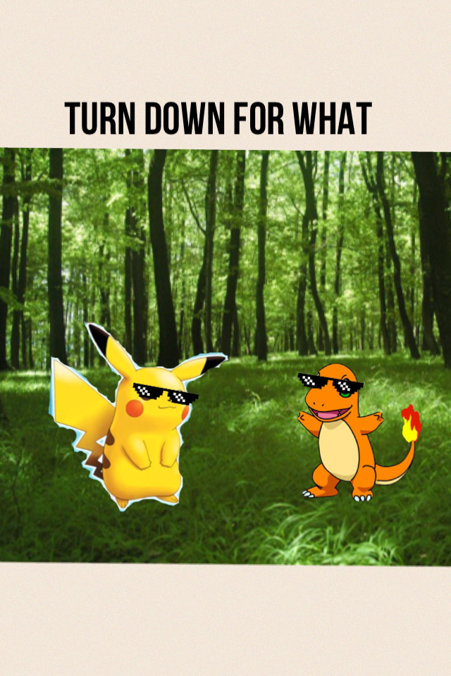 Deal with pikachu and charmander