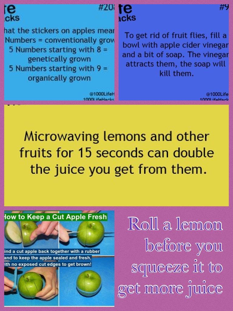 Fruit life hacks!
