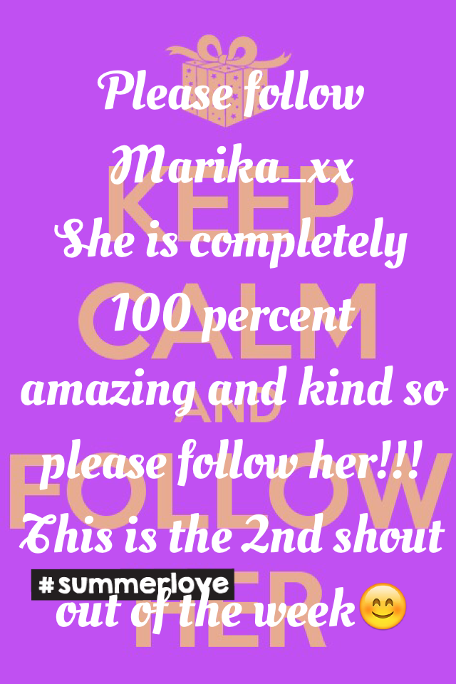 Please follow 
Marika_xx