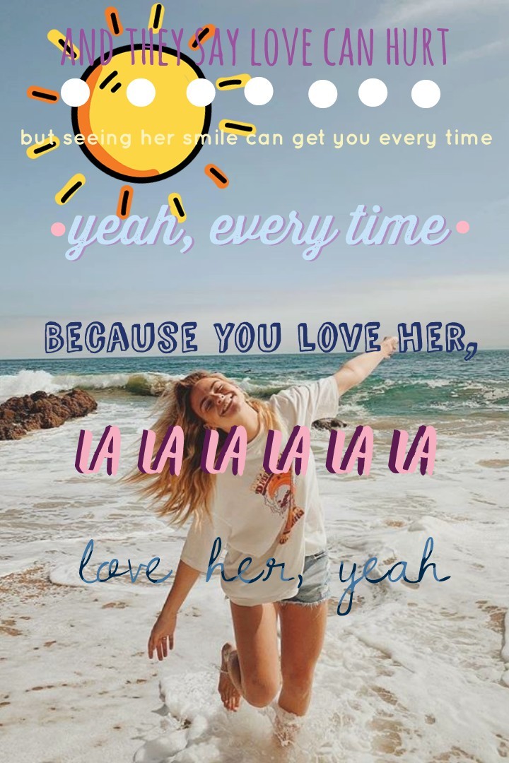 ✨🌊tap
Love Her -Jonas Brothers

how's your summer going so far?