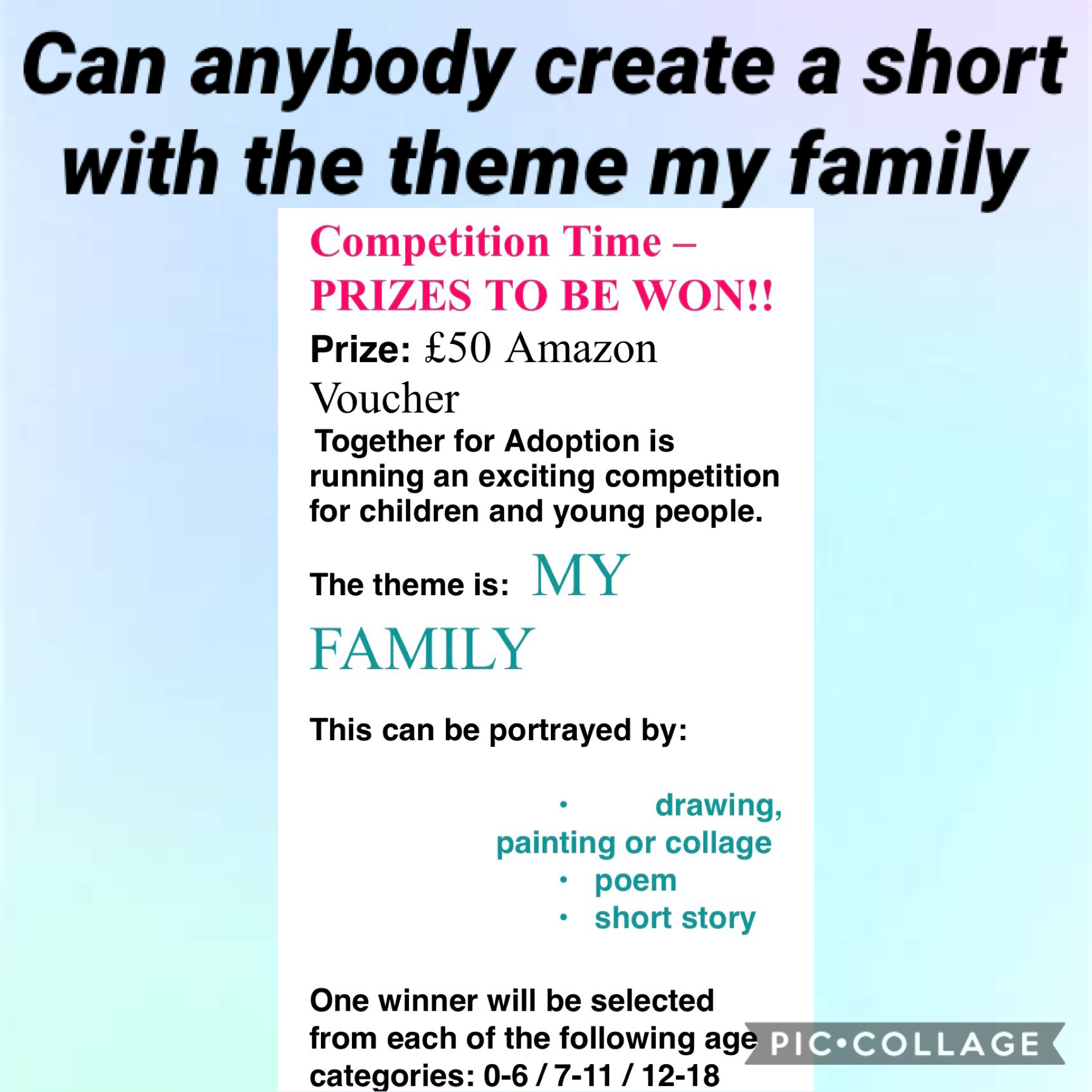 Please comment,like and remix I would love to give the prize to my mum.