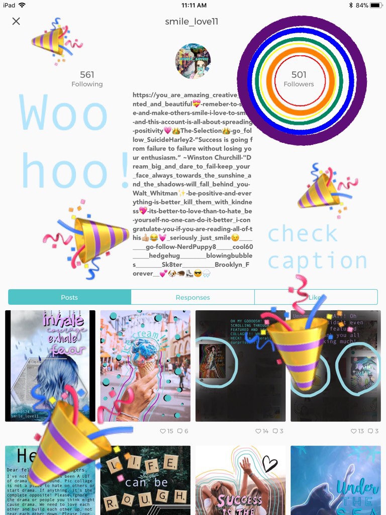 🎉TAAAP🎉
Thank you so so so so so so so much!!! I’m so thankful so all of you! You all mean so much to me! Thank you thank you thank you thank you!!! 🙏🏼🎉💕