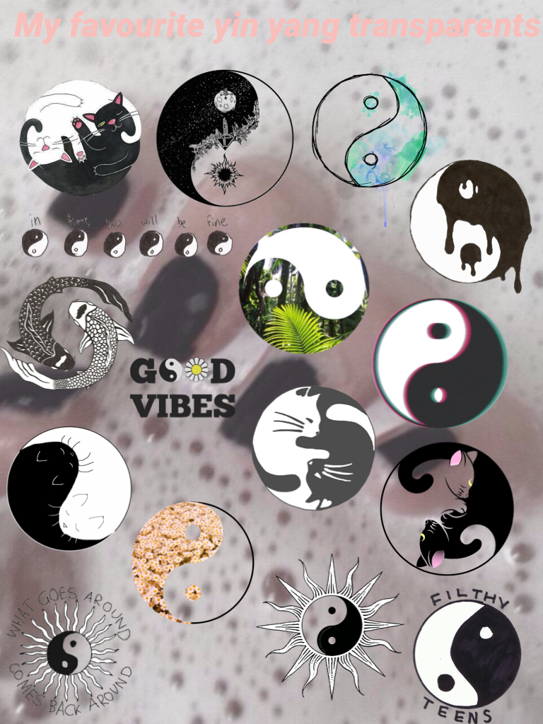 My favourite yin yang transparents