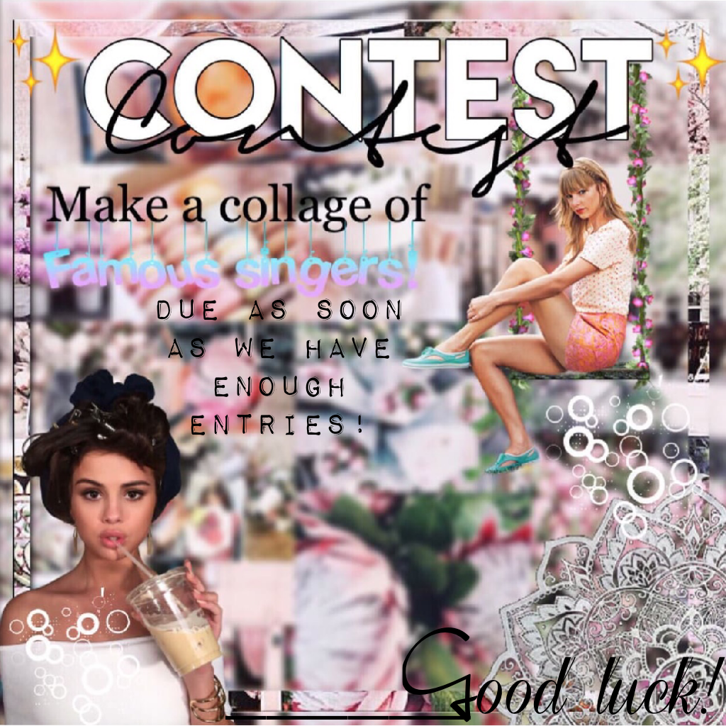 •click•
Our first contest! Due when we have enough entries!!! :) //BunnyButt6 & HeyItsPasta