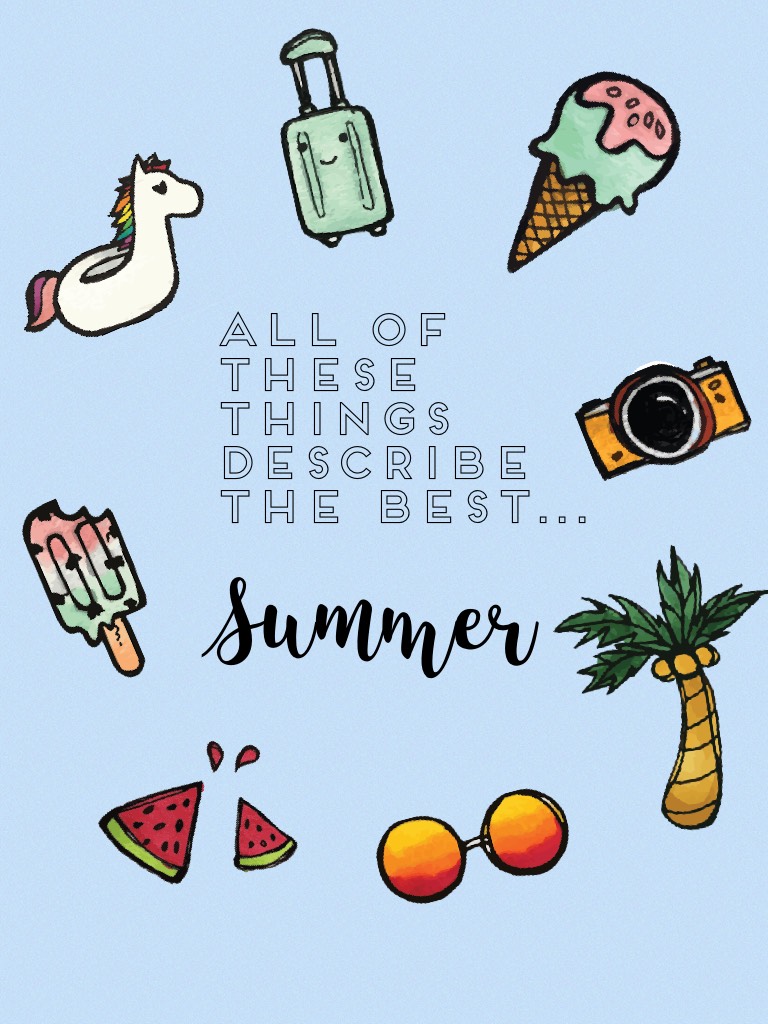 Comment if you LOVE summer! 
🍉☀️ 
