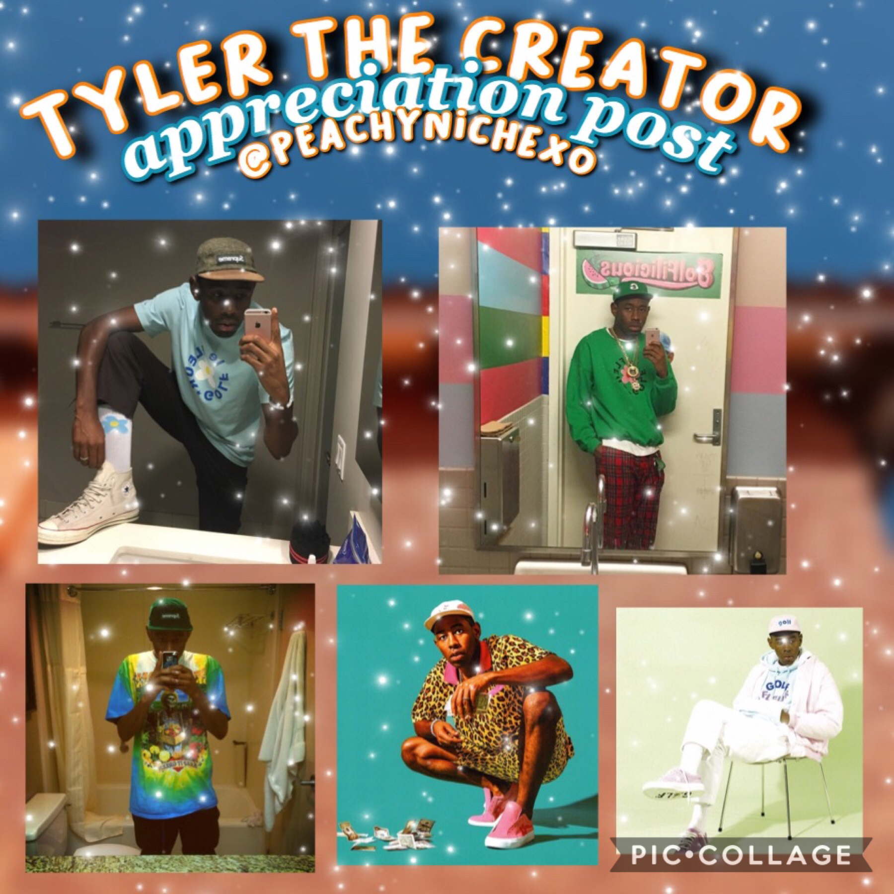♡Tap




peachyniche::❃
Hey Loves!! So I love this post because it has Tyler The Creator.Goodbye my loves🧡💙

—date:7/21/18
—time:6:32pm
—qotd:favorite song of Tyler 
::❃
