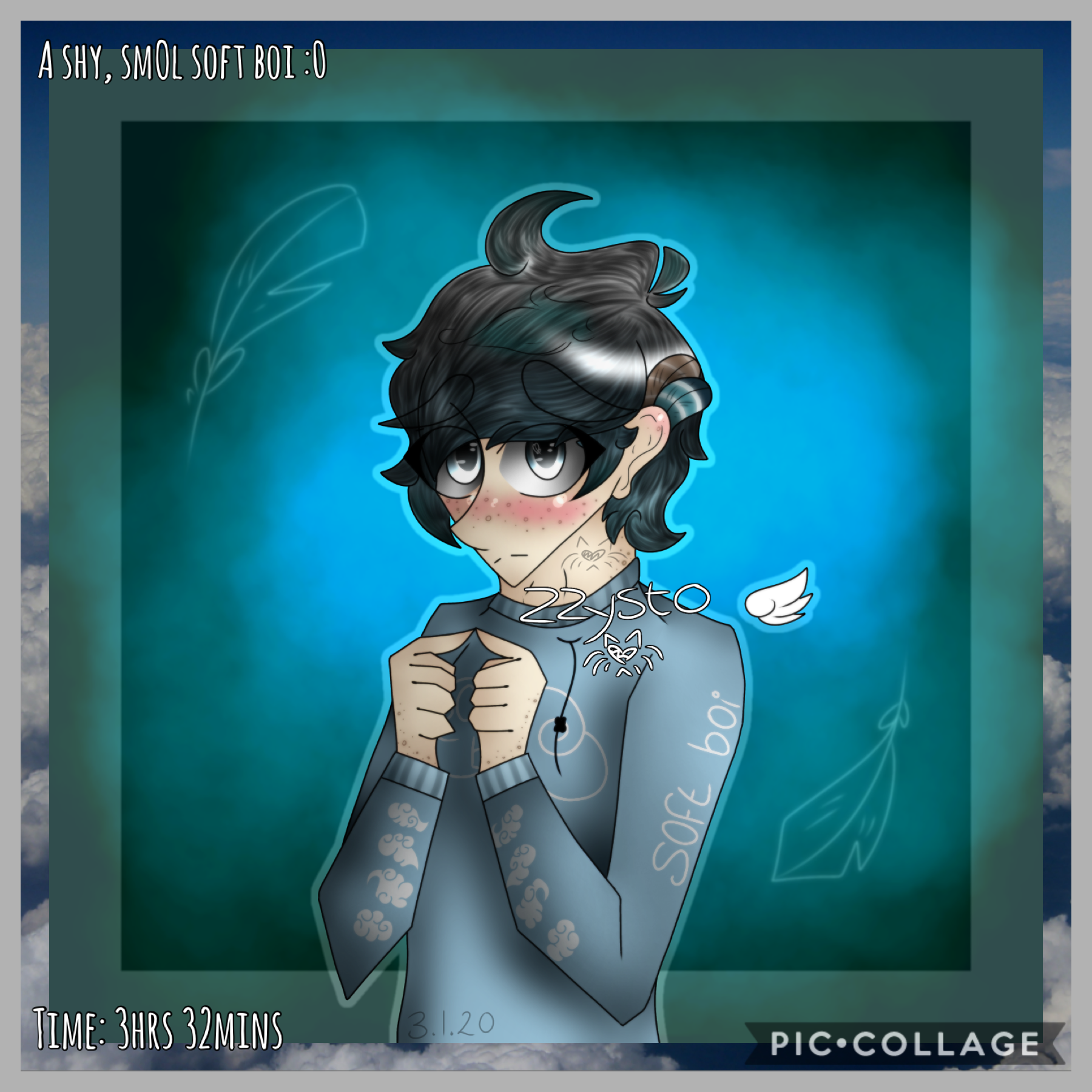 🌃Tap🌃
-Look in Remixes-
This was my actually my first drawing of 2020 lol-
yeye I blurred Charles for this to add to the soft nature of it, hehe owo
aAa I feel really hAppy and confident right now eEe I hope it lAsts- x3