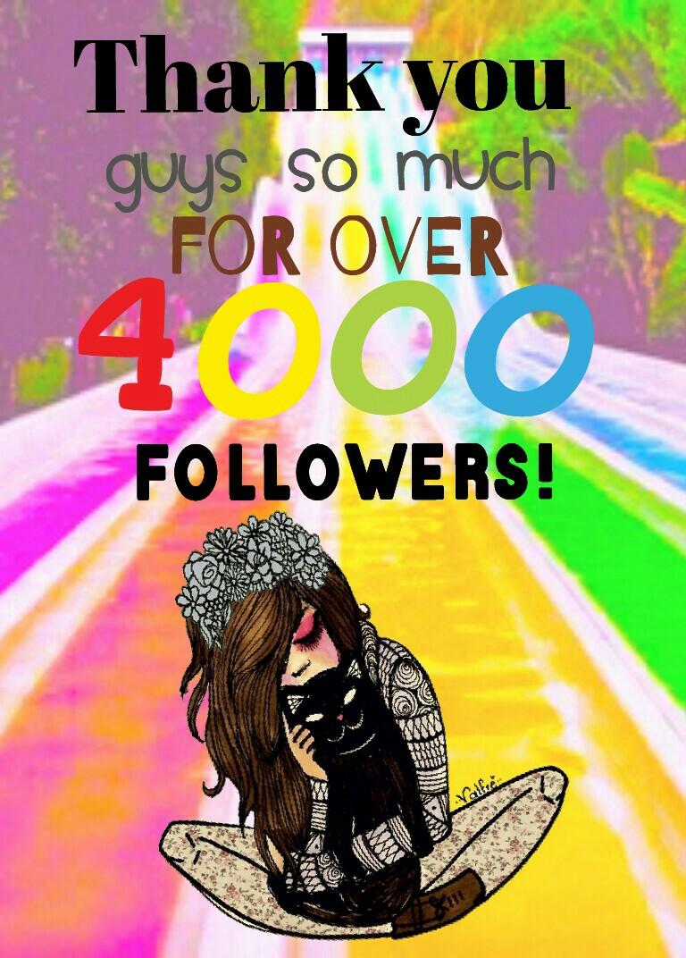 Thank you guys so much! I love every single one of you!