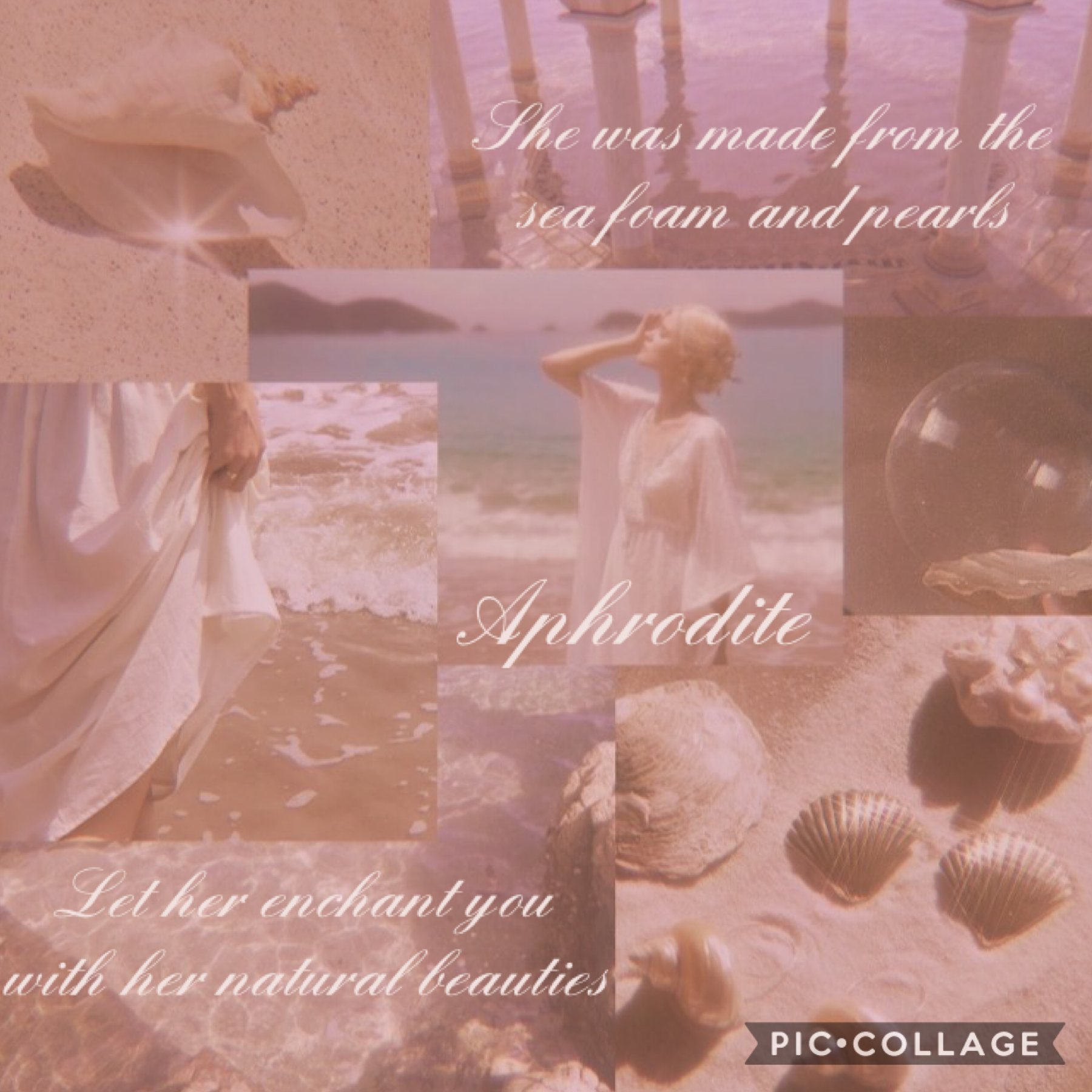 !!!🌸Greek mythology series🐚!!!
First up{Aphrodite}
🌊Made from sea-foam an stuff 🌊 😂
Next up you guess 🐍