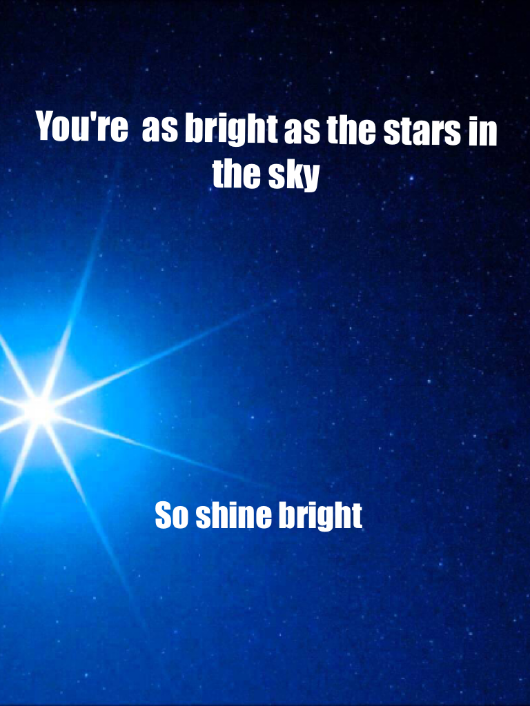 Be bright 