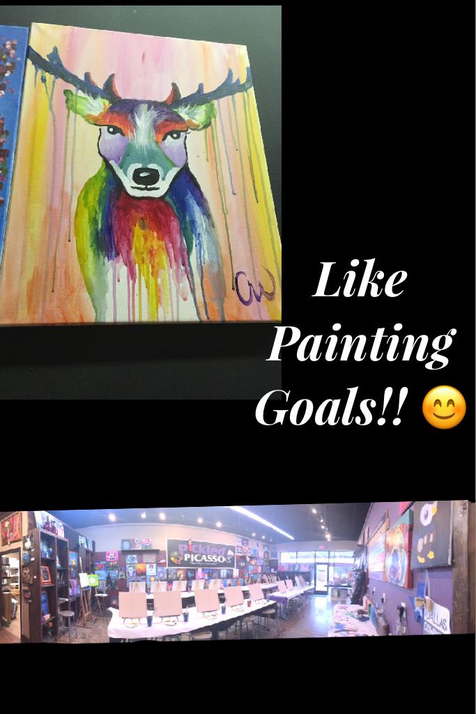 Like Painting Goals!! 😊\\lexi and Mary