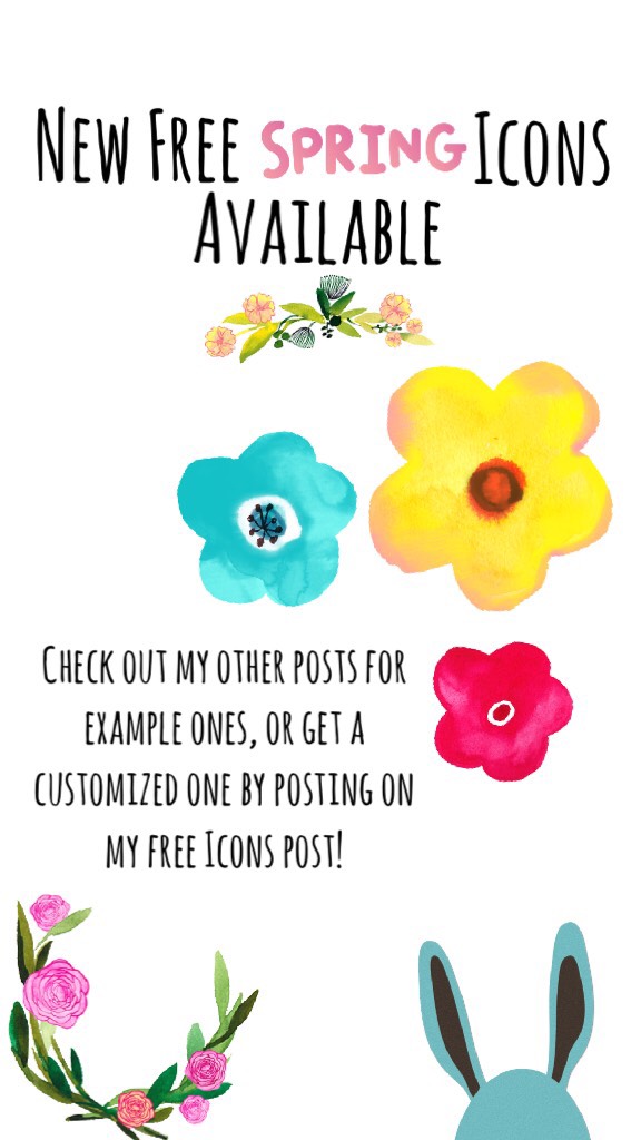 All you have to do is follow this account to get your free customized icon!