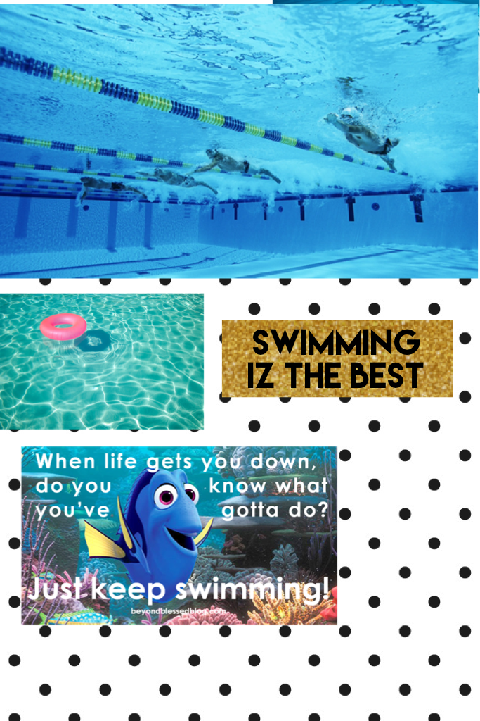 Swimming iz the best 