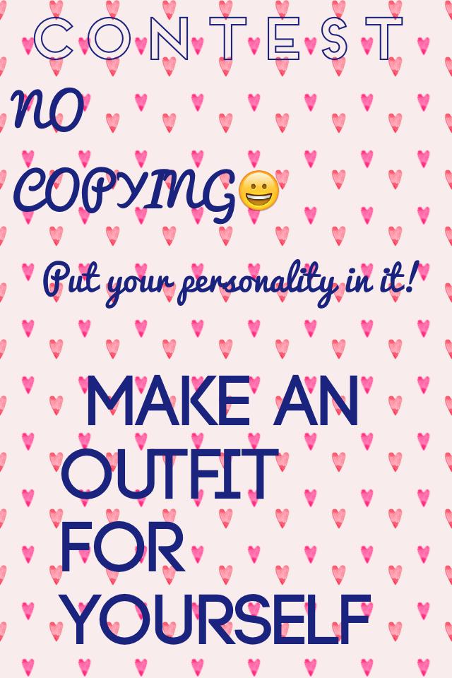  make an outfit for yourself