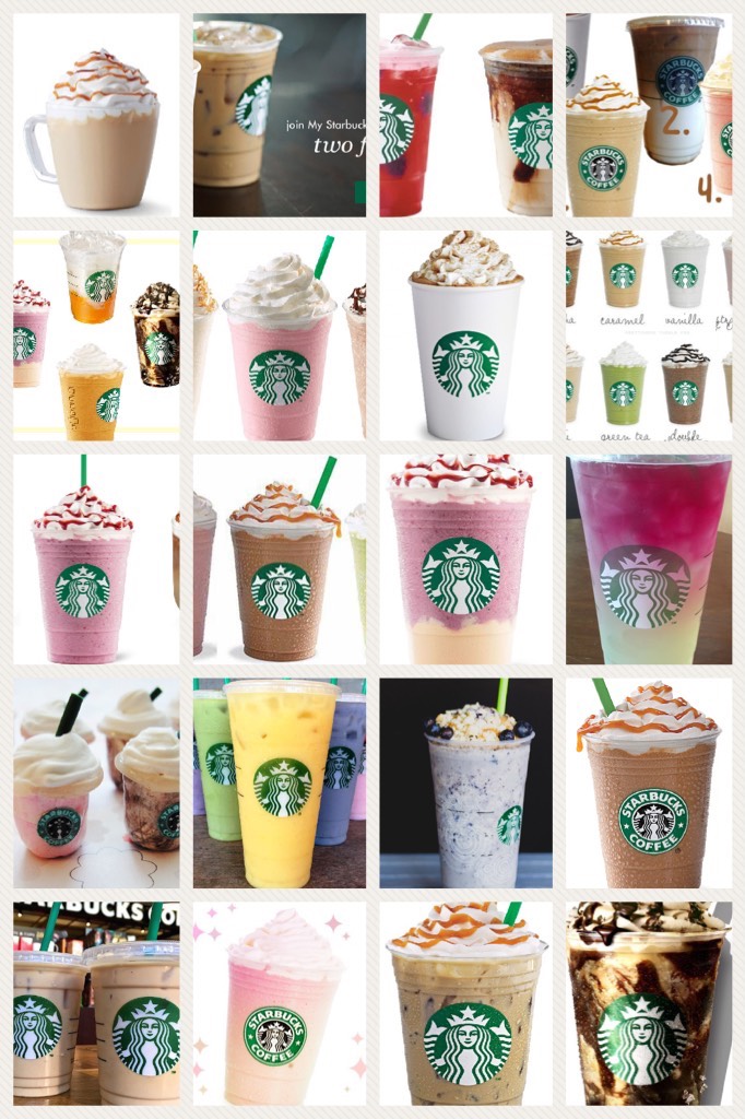 Some Starbucks drinks