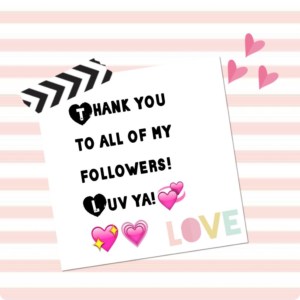                💜Click💜

Thank you to all of my followers! Luv ya!💞💖💗Special shoutout to A_liss12. You are such a great friend! ✏️❤️