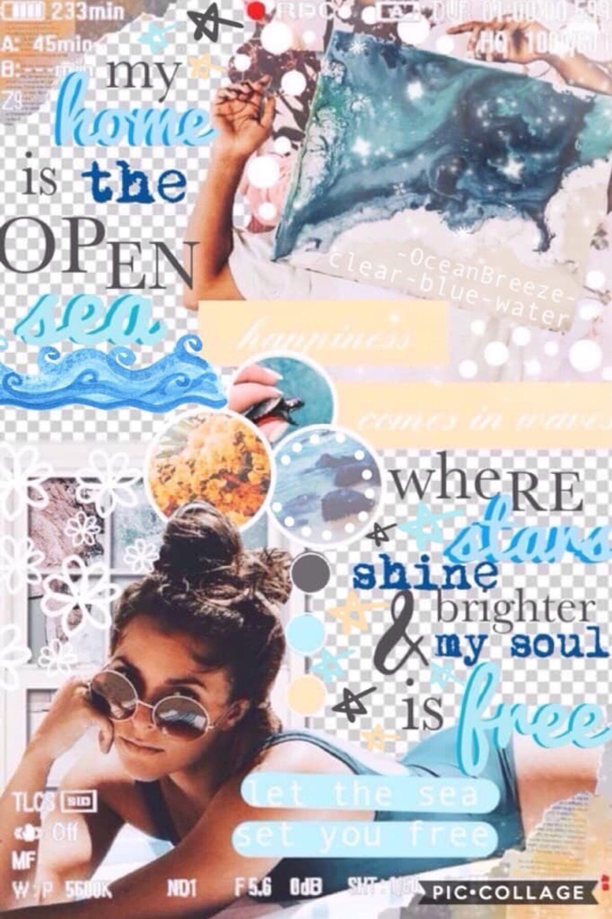 “My home is the open sea where stars shine brighter & my souls is free.”
Collab with the gorgeous Sarah clear-blue-water. She did the stunning background and I did the text! Thanks all for the support on my latest post xx Love you all xoxo 