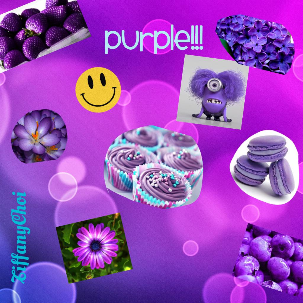Do you guys like purple?😂😂
A purple world here is with you all together!!😝😝😬😆🙃
