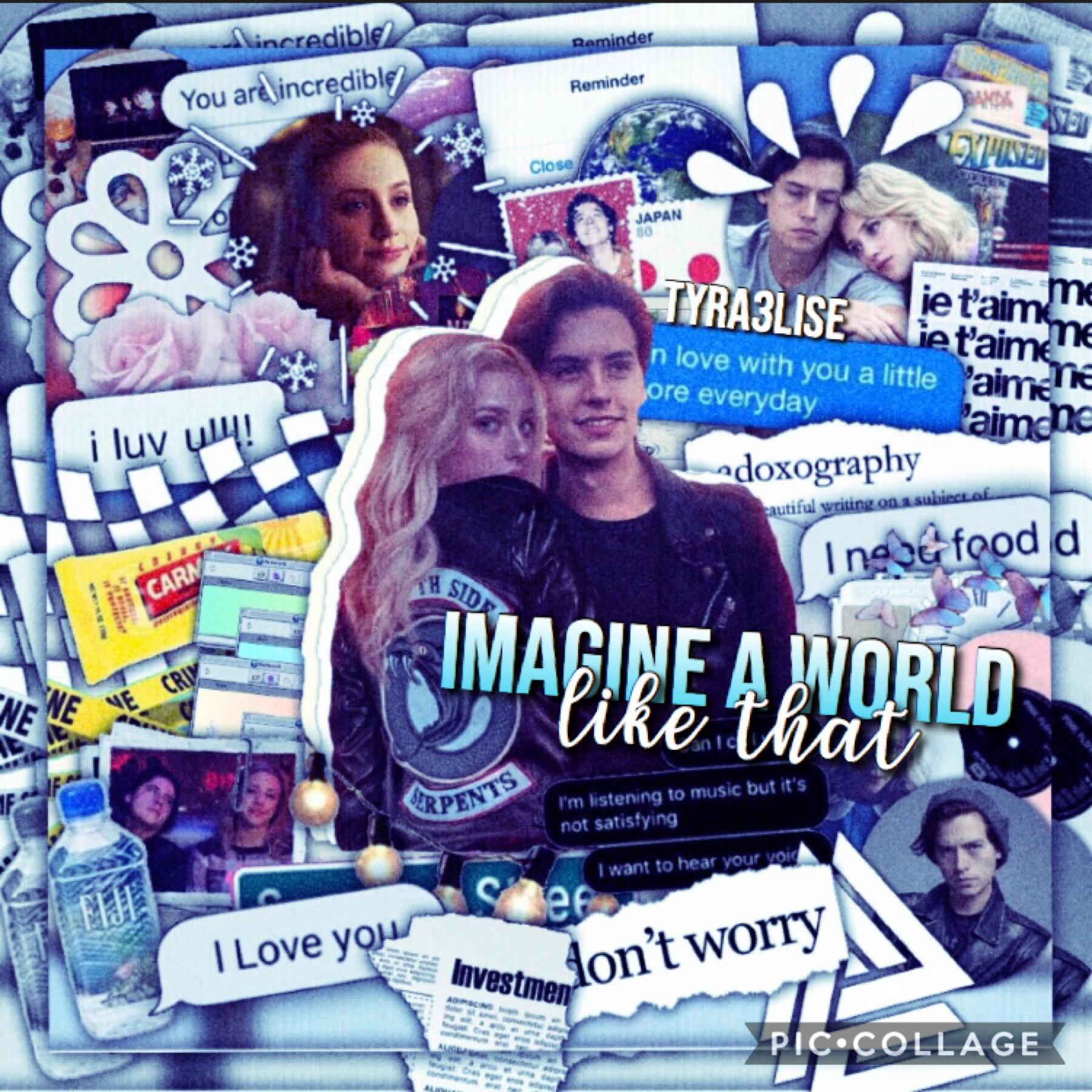 Tap 💞
Another Riverdale edittt. This time its the ship Bughead 😍. AND OMG I FINALLY HAVE A QOTD *does happy dance*
Qotd: fave tv show?
Aotd: riverdale uwu
