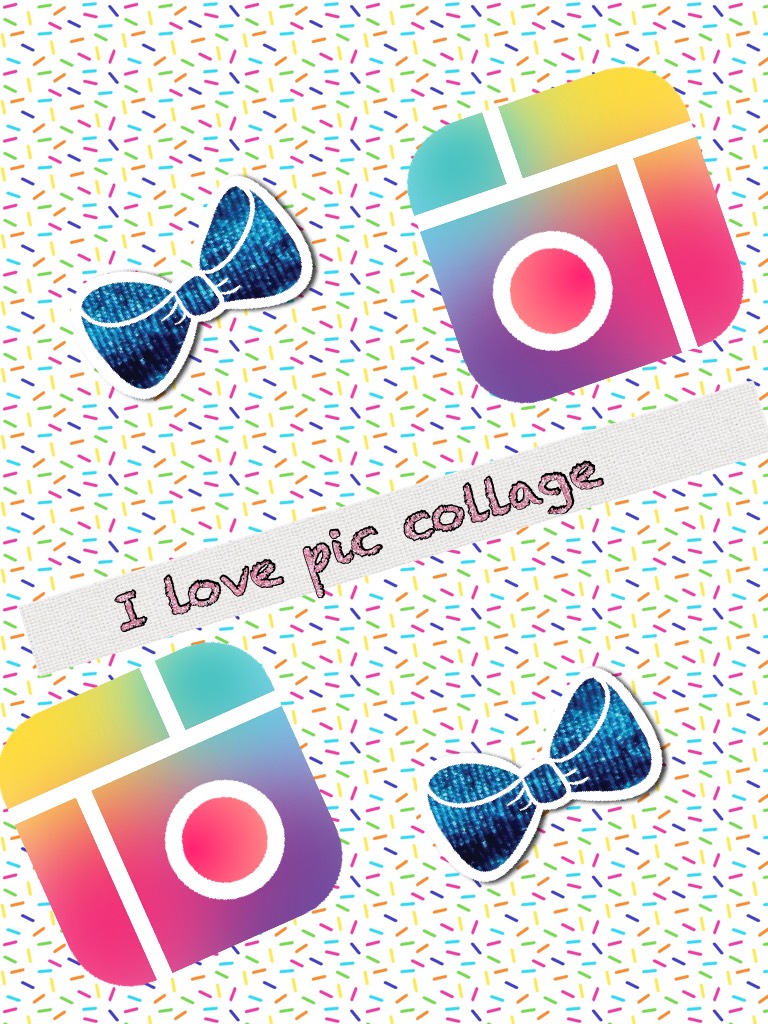 I love pic collage 