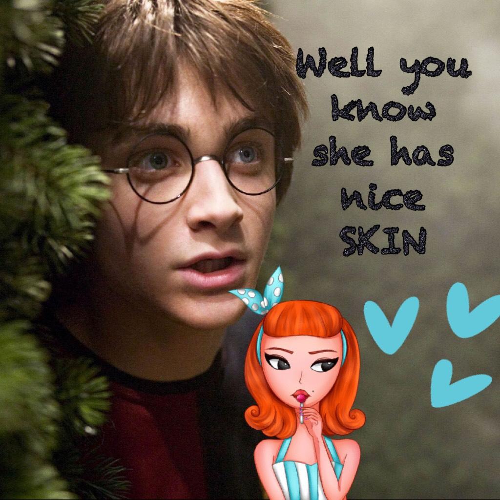 When harry talks about Ginny 😋😘