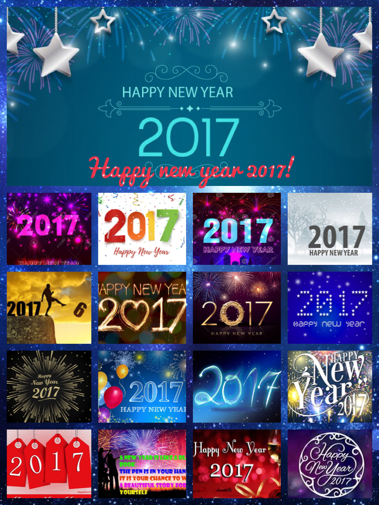 Happy new year 2017!