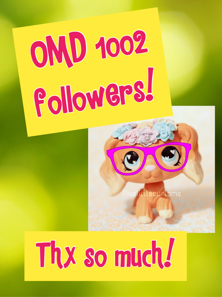 OMD 1002 followers!