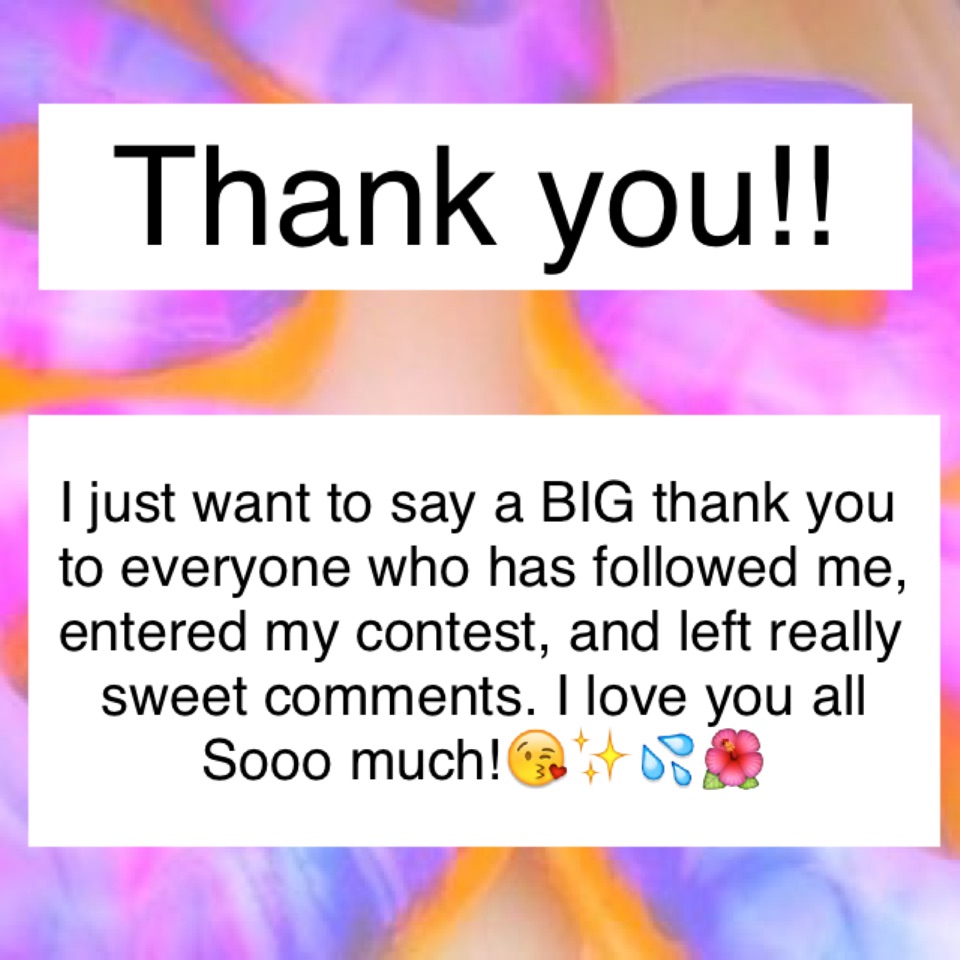 Thank you!! ily😘