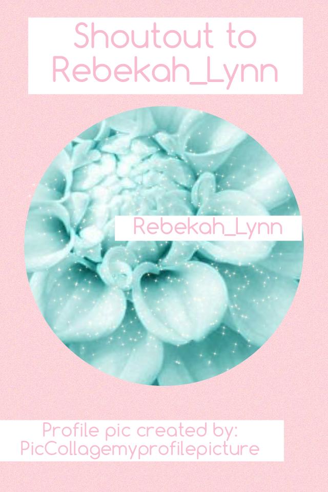 Shoutout to Rebekah_Lynn
If you want to keep this profile picture please do!! And if anyone else wants to have me make them one please comment and visit my profile! 