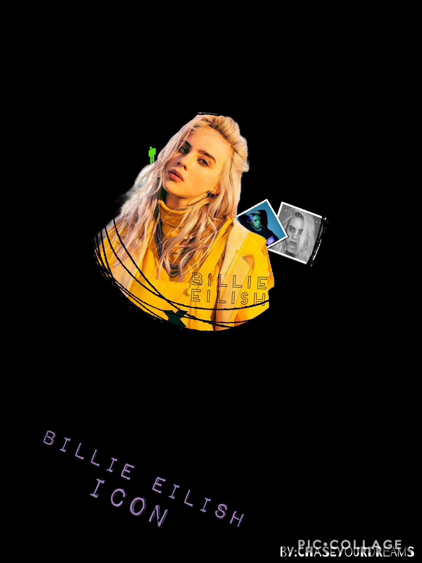 Billie Eilish Icon 🔥💚 By:chaseyourdreams