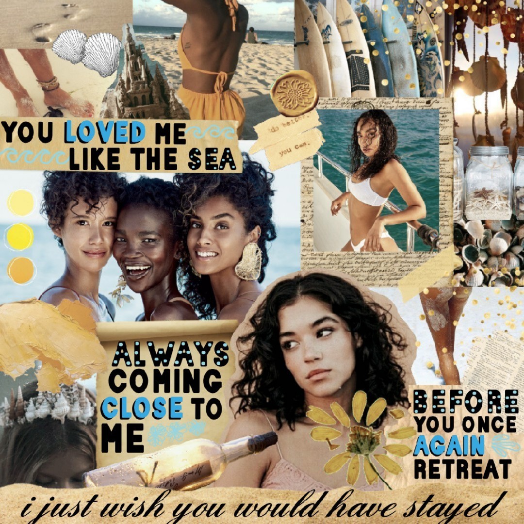 *finally posts a summer collage, even tho summer is pretty much over* anyway, I really love this one, piece of writing coming soon.