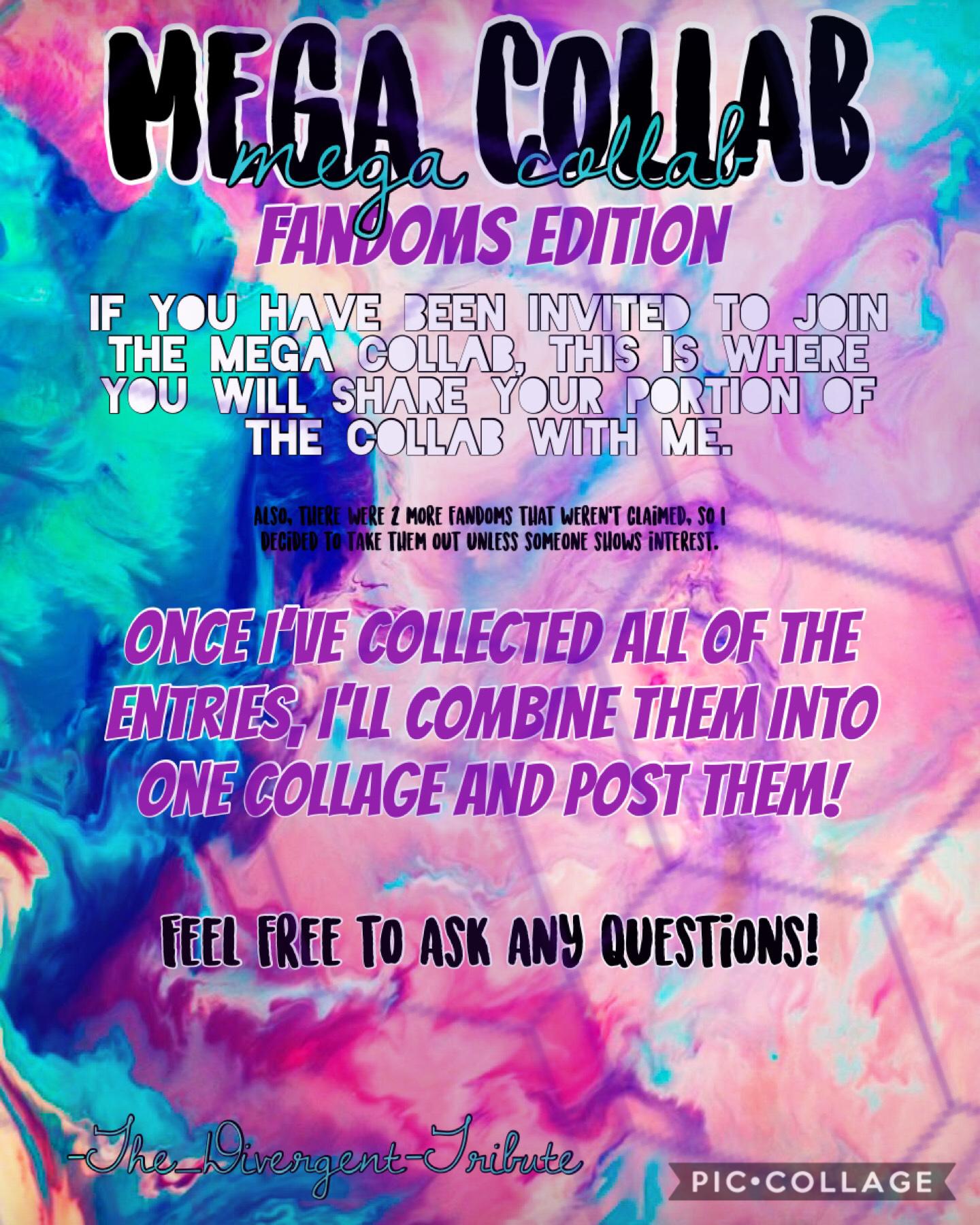 Feel free to ask any questions! Share your creation and I’ll combine all 5 of them into one Mega Collab!!
