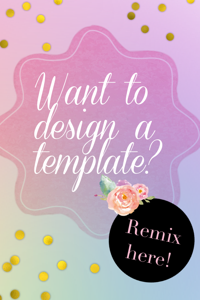 Want to design a template?
