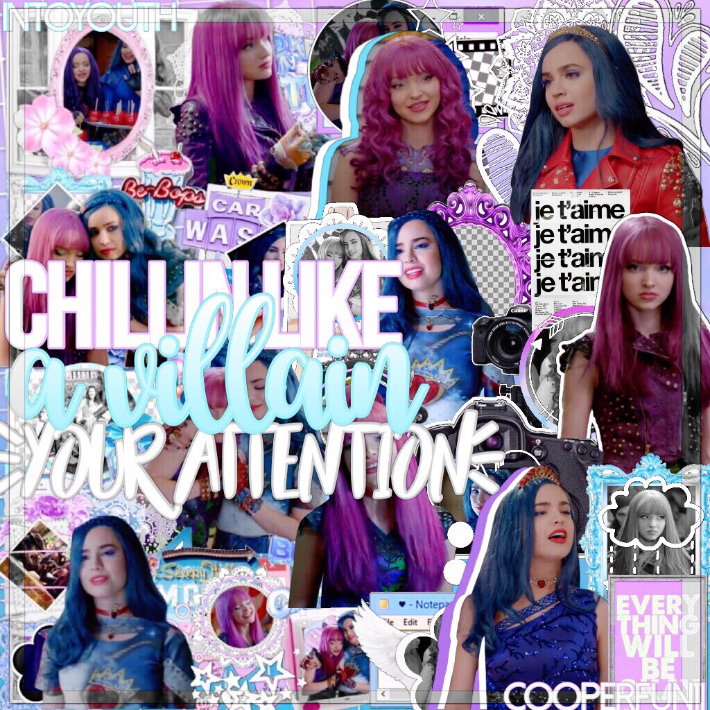 💜tap here!💜
🌎this is kinda an old collab with @Intoyouth!😂 my feed is lowkey like cool and warm tones🌻🍂🌎
🐝my birthday is on nov. 11th! (next saturday) I'm super excited!!🎂🎉🐝
🤷🏻‍♀️QOTD: Descendants 1 or 2? AOTD: probs 2🤷🏻‍♀️