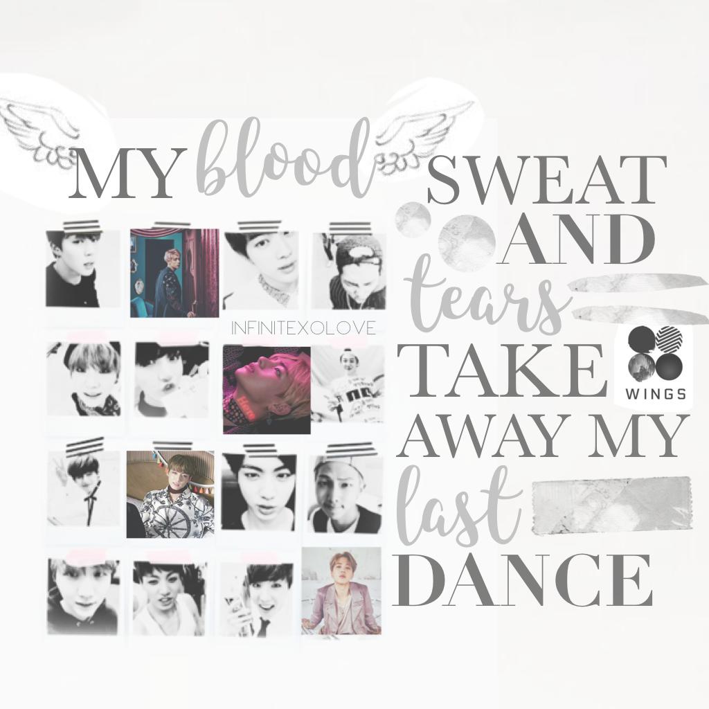 Umm, I am still working on my autumn extravaganza collage, but I'm a fan of bts & they recently released "Blood Sweat and Tears".😍😏So...I decided to make a post about it!🙌 What do u think?! It seems really different from my other posts🤔🌸xoxo